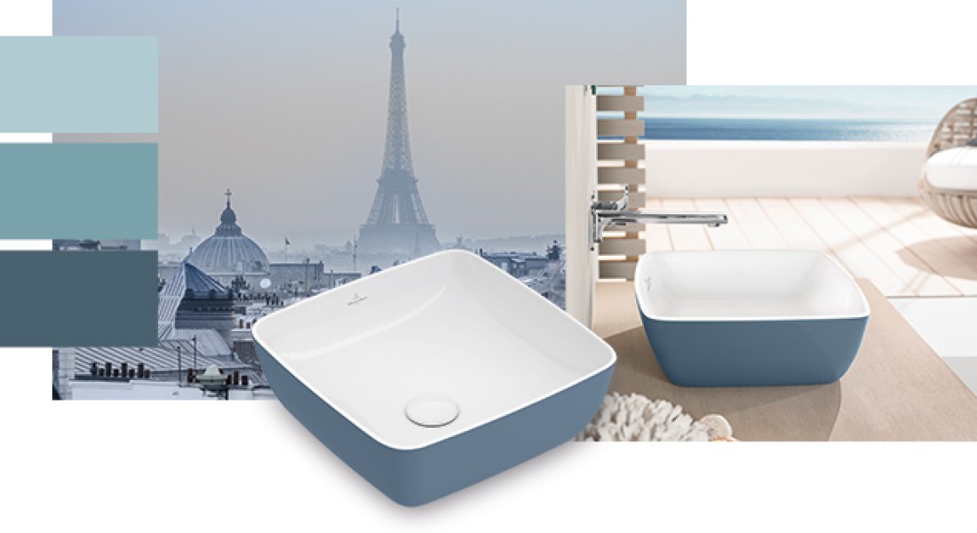 Kleur in de badkamer met Villeroy & Boch