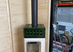 Mini Stack in wit met groene top | Art of Fire - Art of Fire