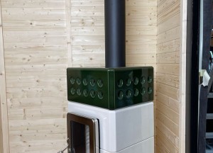 Mini Stack in wit met groene top | Art of Fire