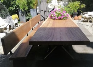 Suar tuintafel met x-poot | Woodindustries