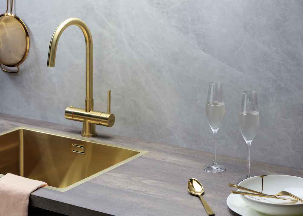 Houtlook werkblad Groove | DecorTop