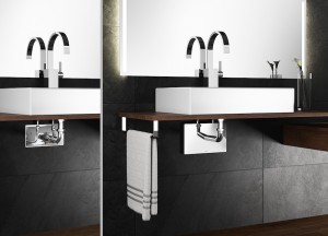 Ook onder de wastafel alles netjes weggewerkt met Viega - 