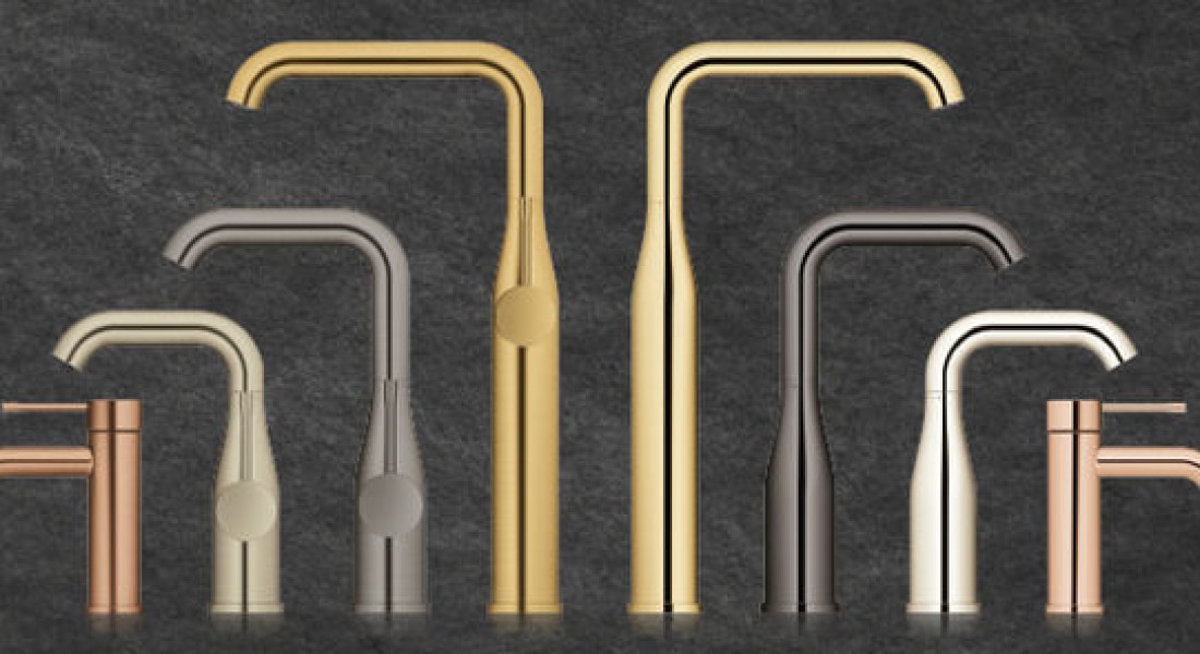 Trendy badkamer met GROHE kranen & accessoires