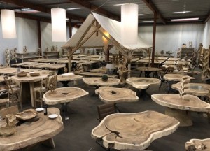 Ronde boomstam eettafel | Puurteak - Puurteak