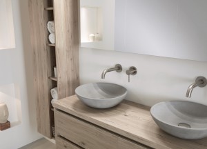 Badkamertrend: stoer beton in de badkamer - Thebalux Badkamermeubelen