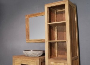 Teak badmeubel met kast  | Puurteak