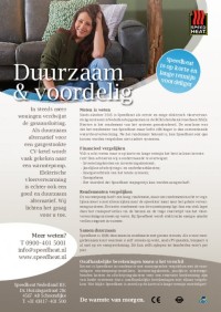 Speedheat duurzaam berekend - 