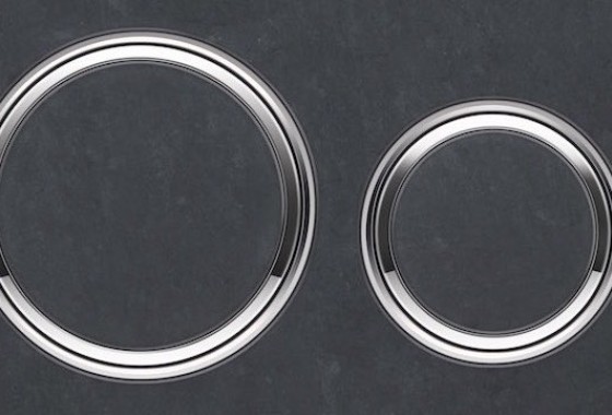 Topstuk voor het toilet. Prijswinnaar Sigma21 - Geberit