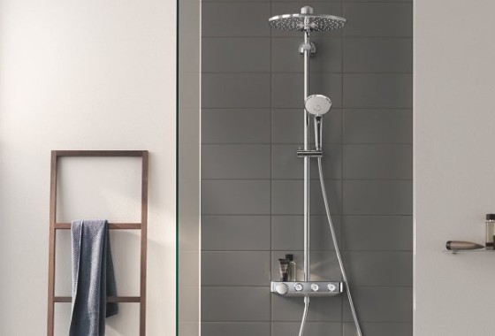 Waterbesparende douche: Euphoria SmartControl douchesysteem - Grohe