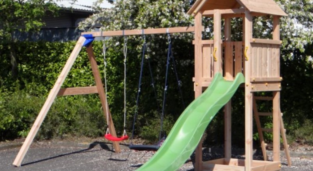 Wat is er nu leuker dan spelen in de eigen tuin?