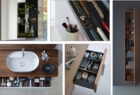 Gestructureerde opbergruimte voor de badkamer - Duravit