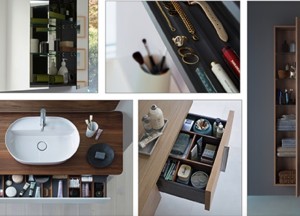 Gestructureerde opbergruimte voor de badkamer - Duravit