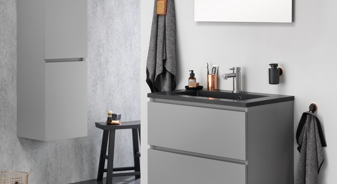 Industriële badkamer