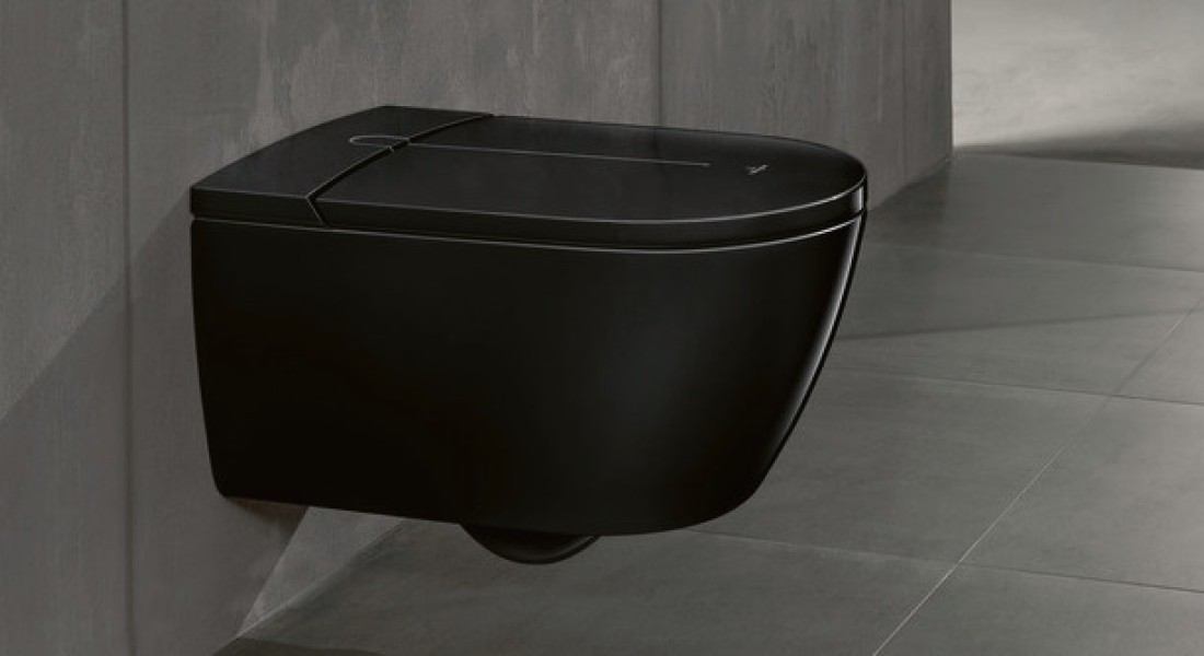 Stijlvol! Zwart toilet van Villeroy & Boch