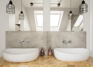 Elementen voor een stoere industriële badkamer - 