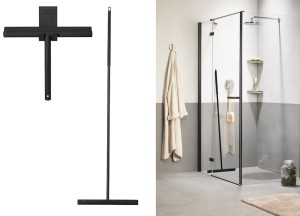 Stijlvol een streeploze douche met zwarte wissers - Sealskin