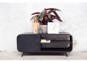Een zwart tv-meubel als eyecatcher - 