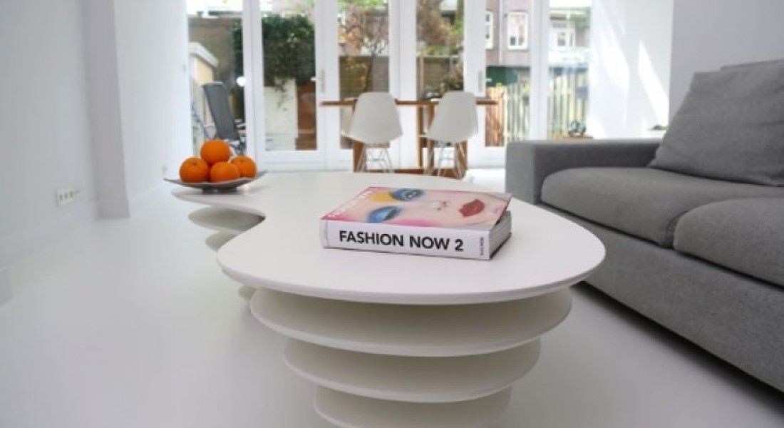 Een gietvloer in de slaapkamer