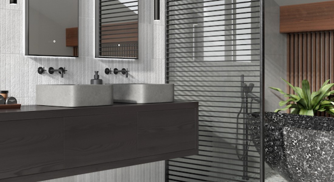 Nieuwe kleur voor een industriële badkamer