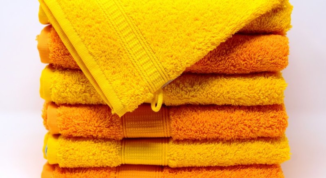 Nieuwe handdoeken voor in de badkamer