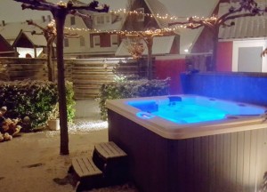 Compleet relaxen in een jacuzzi - 