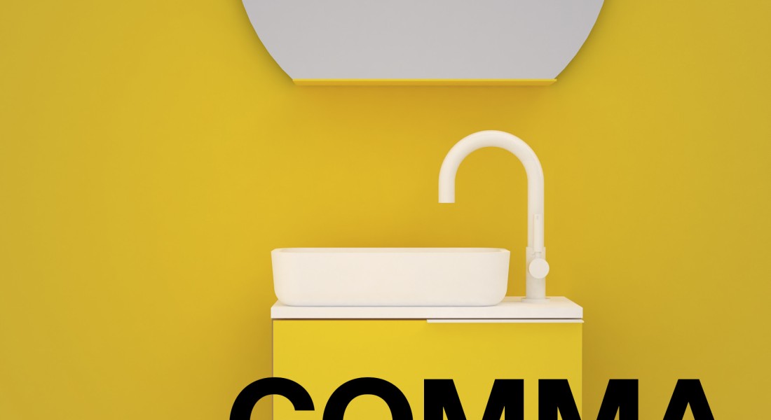 Comma S. Wastafels waar je blij van wordt