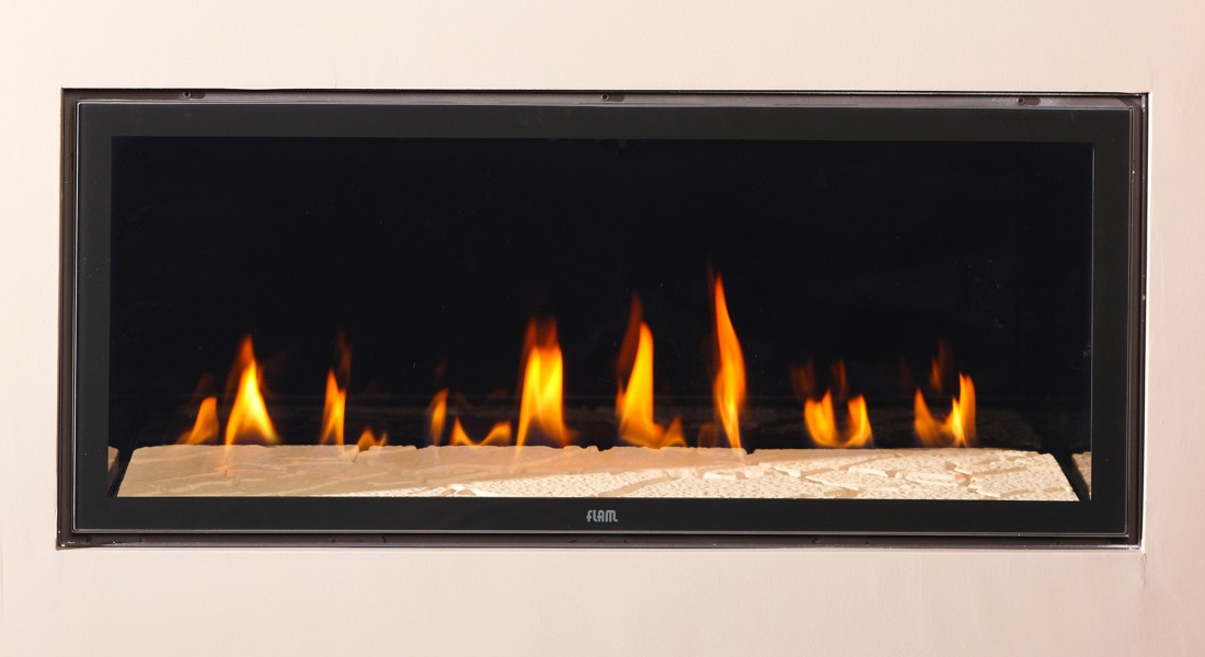 Dry River Bed voor Flam TERRA inbouwgashaarden 