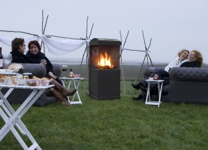 Genieten van de buitenhaard - 