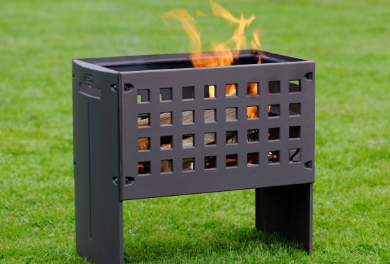 Tuinhaard en barbecue in één van Helex - Trimline Fires