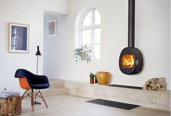 Prachtige ronde haard Scan 66 - Scan