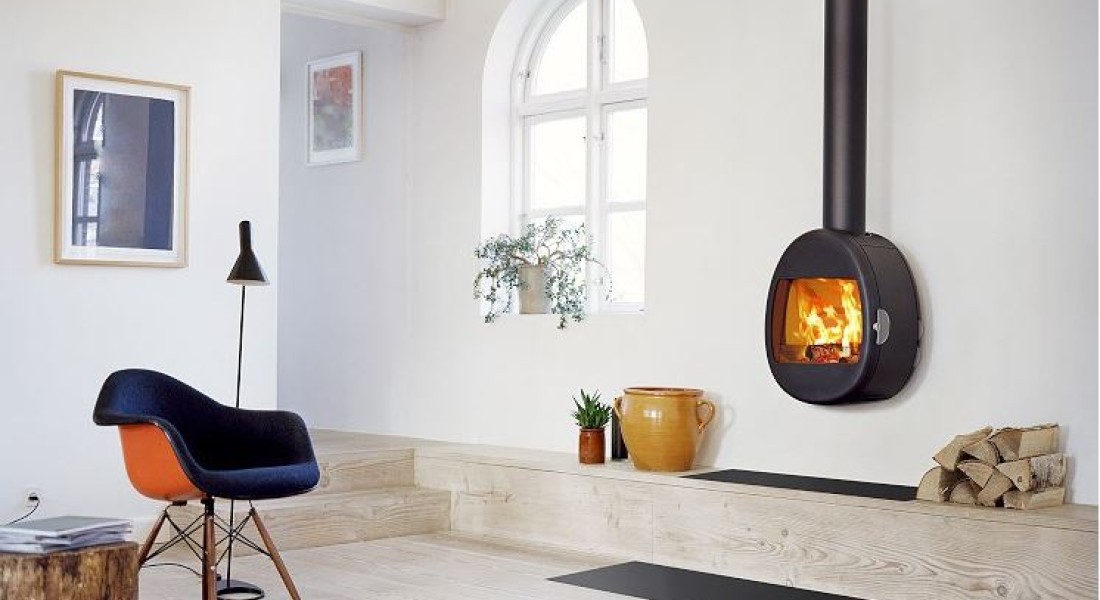 Prachtige ronde haard Scan 66