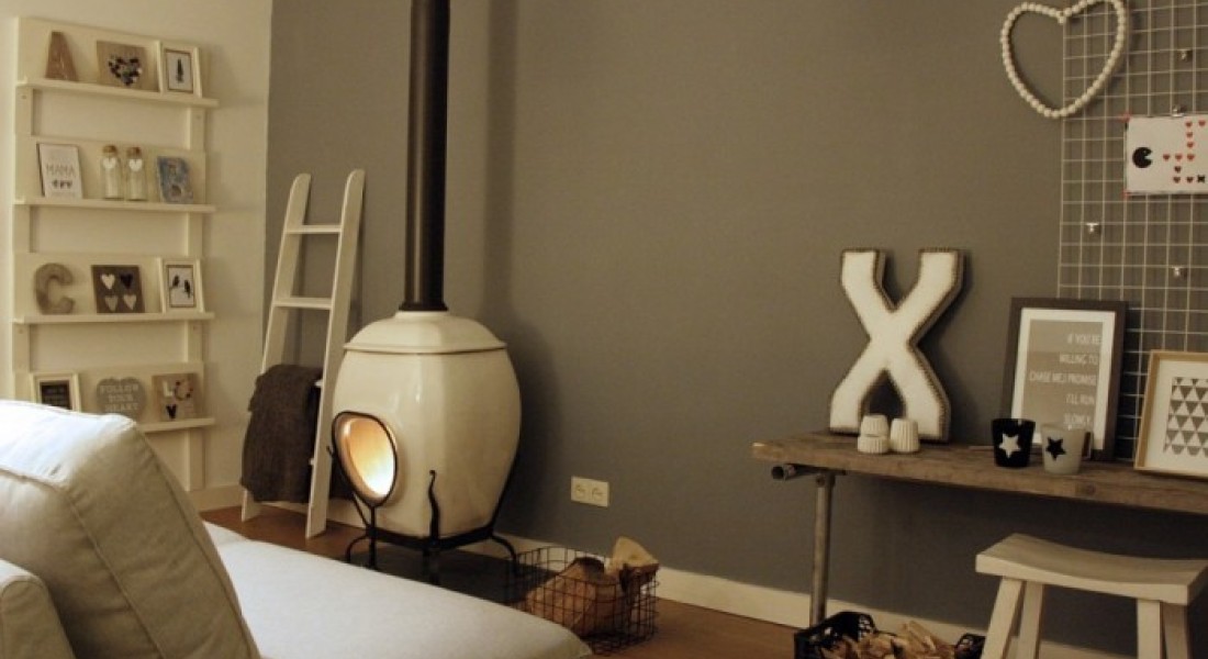 Handgemaakte houtkachel African Flame