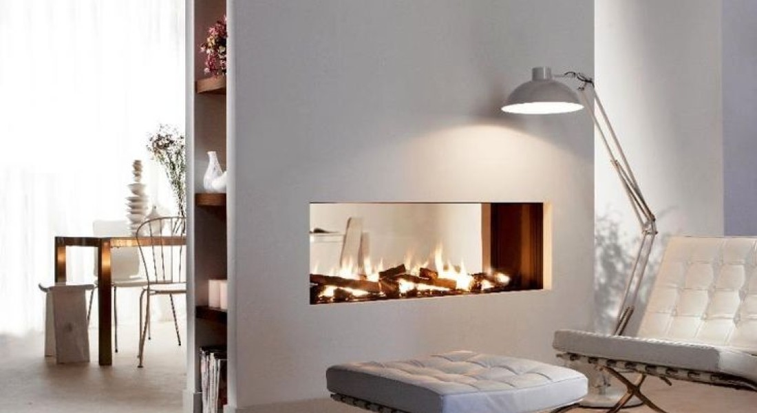 Haard centraal in de ruimte: de doorkijkhaard