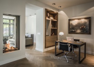 Interieur met schitterende doorkijkhaard van Element4 - 