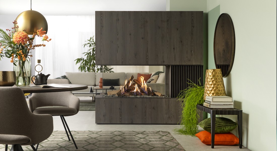 Nieuwste design gashaarden: roomdividers & tunnelhaarden