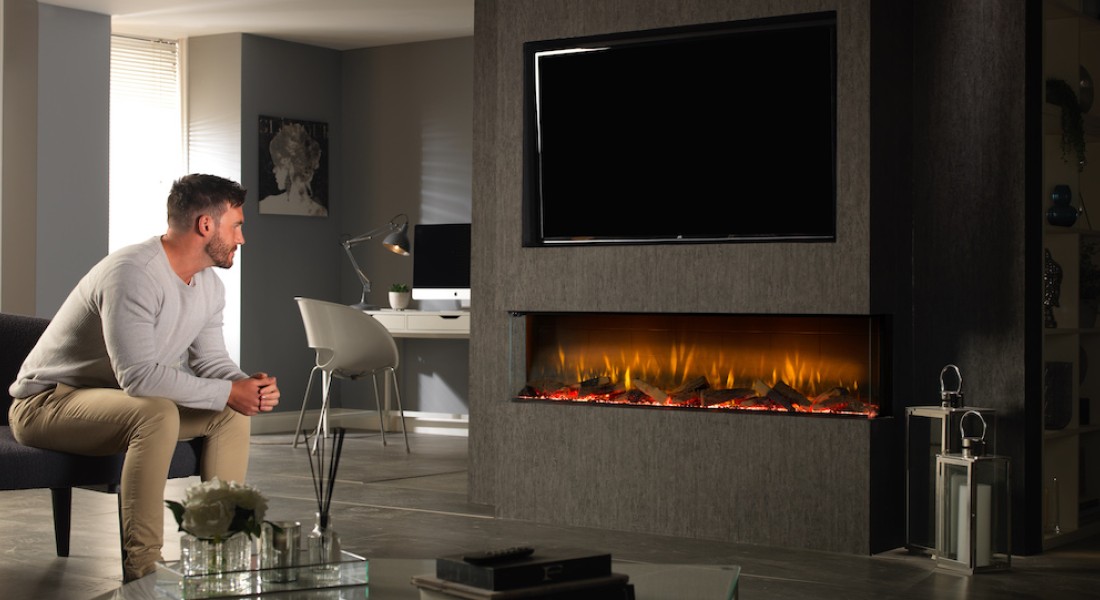 Sfeer in huis met een elektrische haard