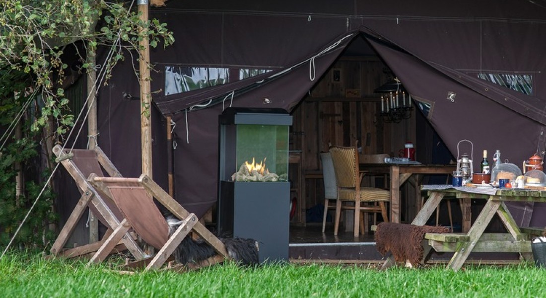 Sfeervolle buitenhaard voor tuin en terras