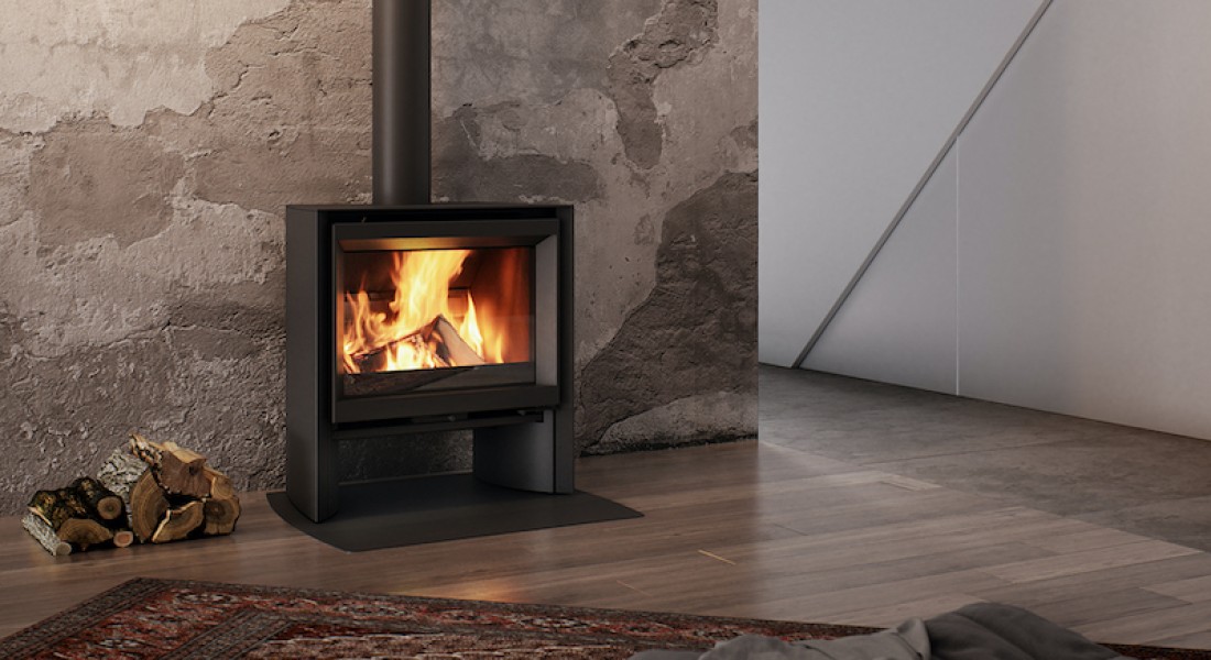 Nieuwe kachel van Stûv, klein en warm