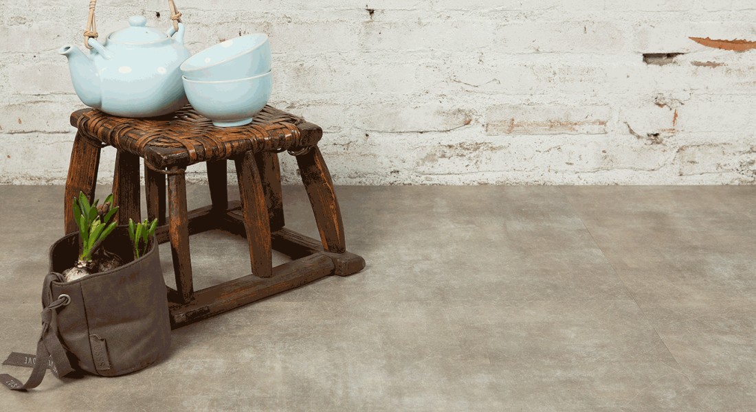 PVC tegels met betonlook