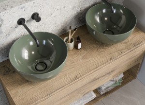 Groen in de badkamer - Primabad