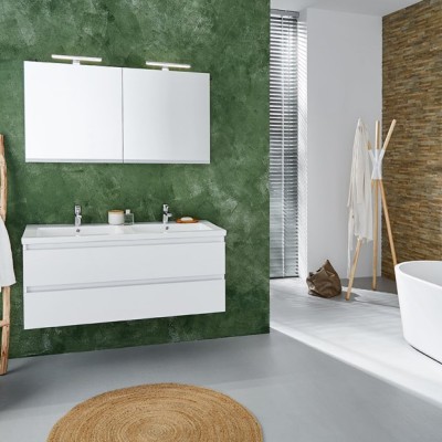 FotoGroen in de badkamer