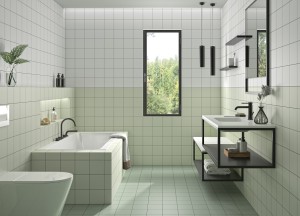 Badkamersfeer Expressive - Clay Dark Blue I Motto by Mosa