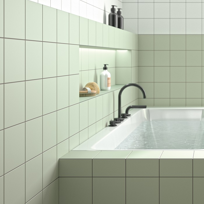 Badkamersfeer Expressive - Lake Light Green I Motto by Mosa