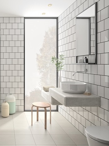 Badkamersfeer Serene - Lake White I Motto by Mosa