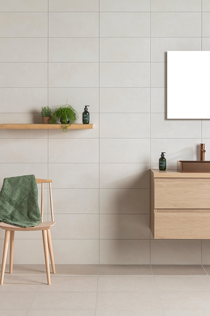 Badkamersfeer Natural - Meld Beige I Motto by Mosa