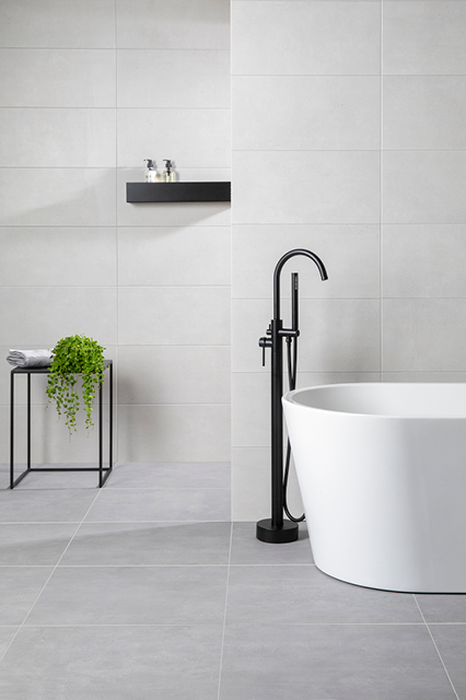 Badkamersfeer Noble - Meld Light Grey I Motto by Mosa