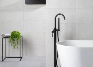 Badkamersfeer Noble - Meld Light Grey I Motto by Mosa - Motto by Mosa