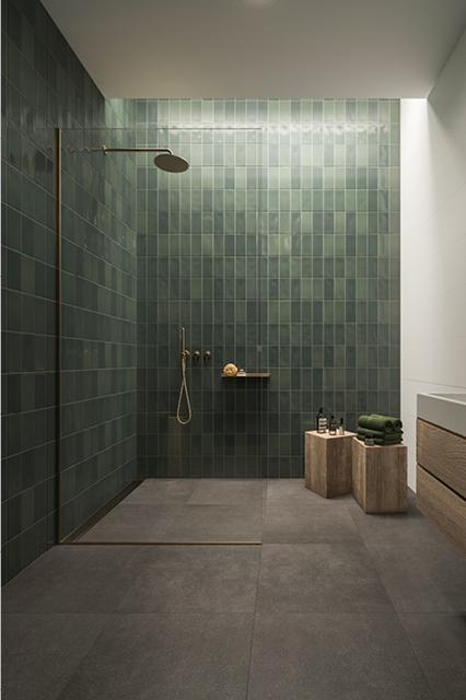 Badkamersfeer Royal - Tide Dark Green I Motto by Mosa