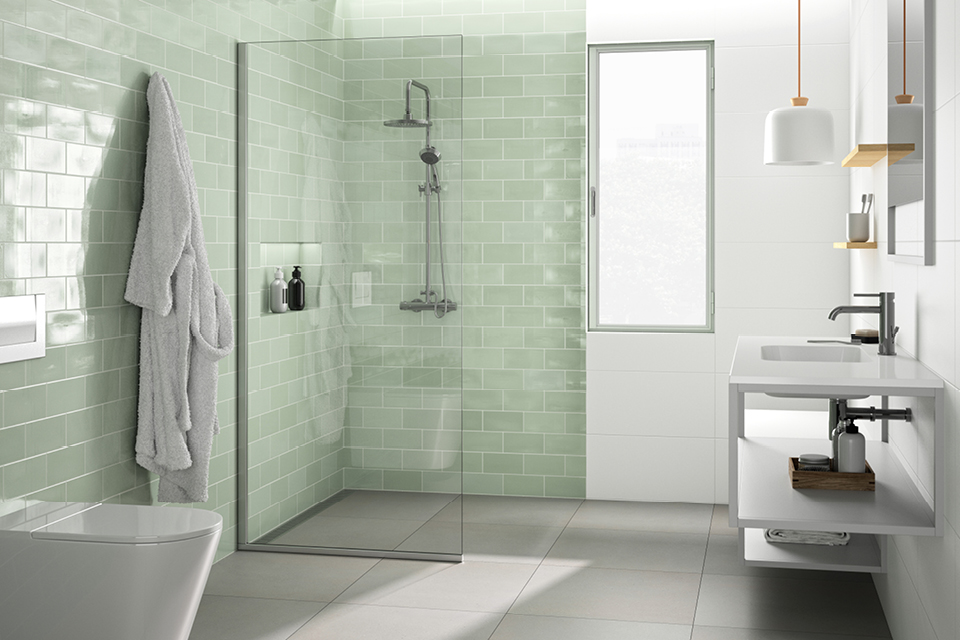 Badkamersfeer Expressive - Tide Green I Motto by Mosa