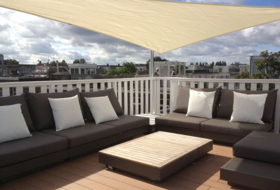 Schaduwdoek op dakterras | ZONZ - ZONZ sunsails